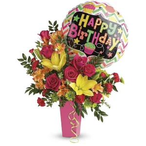 Birthday Bash Floral Celebration Bouquet