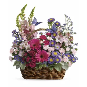 Country Garden Basket Flower Collection
