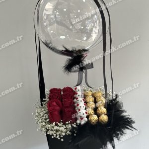 Balonlu Hediye Kutusu