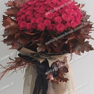 101 Gül Buketi Özel Tasarım